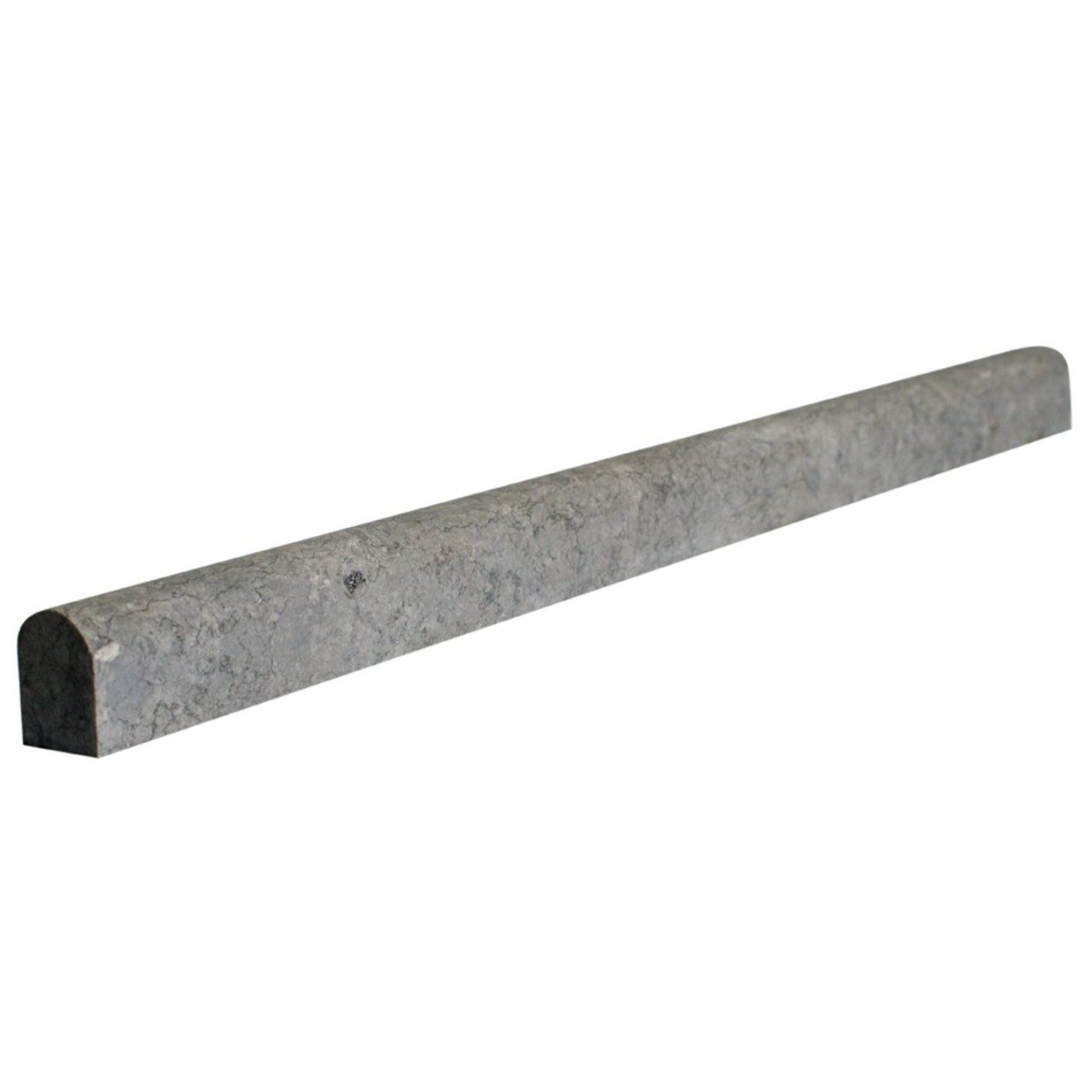 Bluewood Pencil Moulding Limestone Honed Marble 5/8 inch x 12 inc...