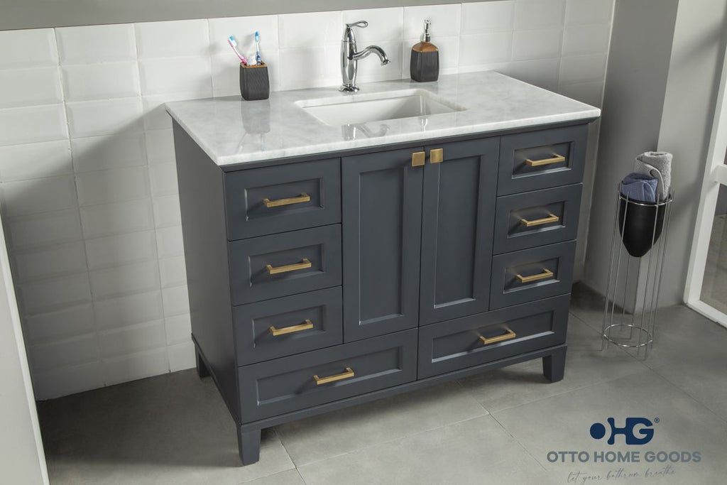 Paloma Bathroom Cabinet - Dark Gray 42" - 2