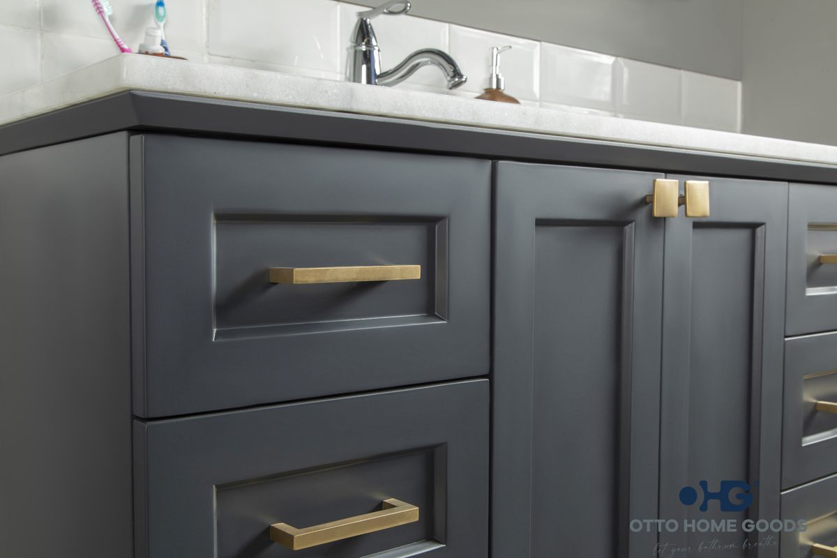 Paloma Bathroom Cabinet - Dark Gray 42" - 3