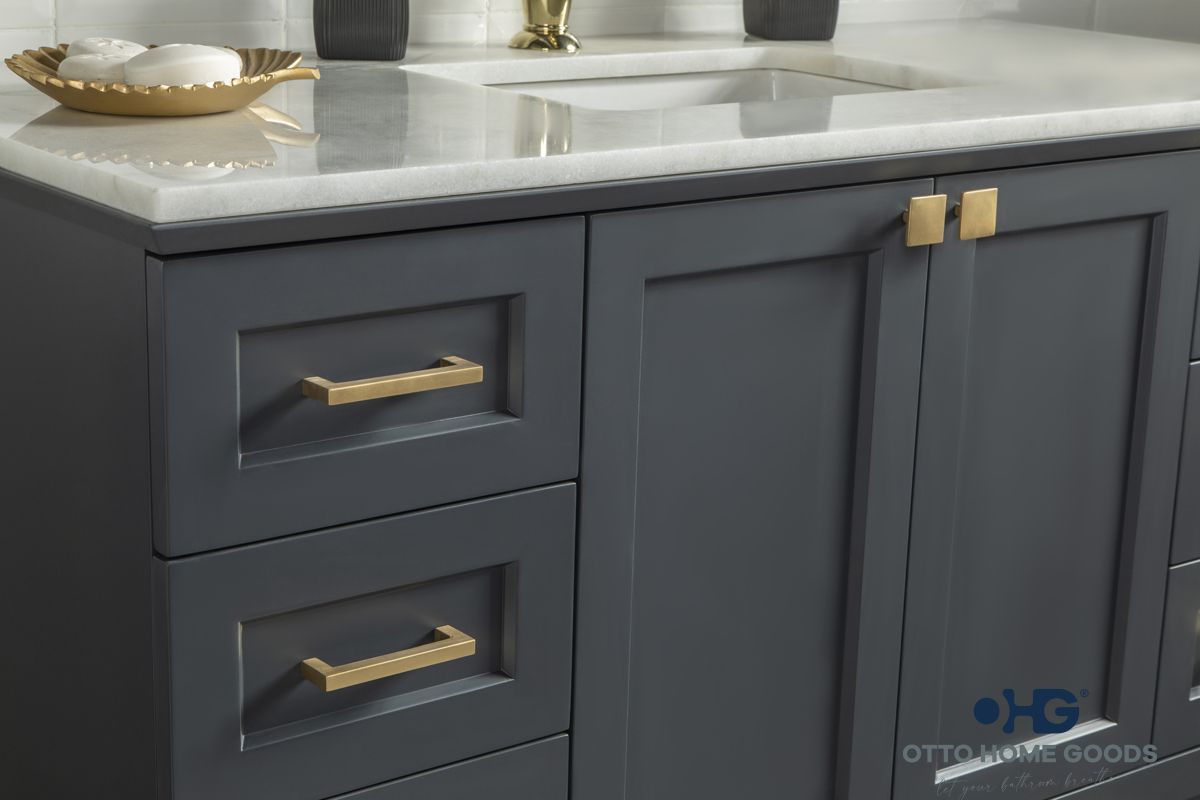 Paloma Bathroom Cabinet - Dark Gray 48" - 2