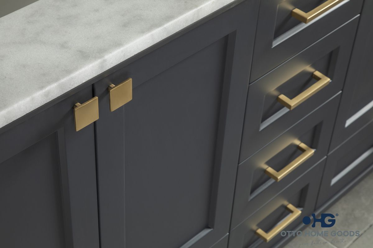 Paloma Bathroom Cabinet - Dark Gray 60" - 3