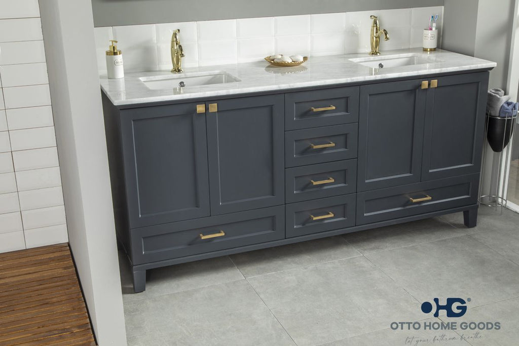 Paloma Bathroom Cabinet - Dark Gray 72" - 2