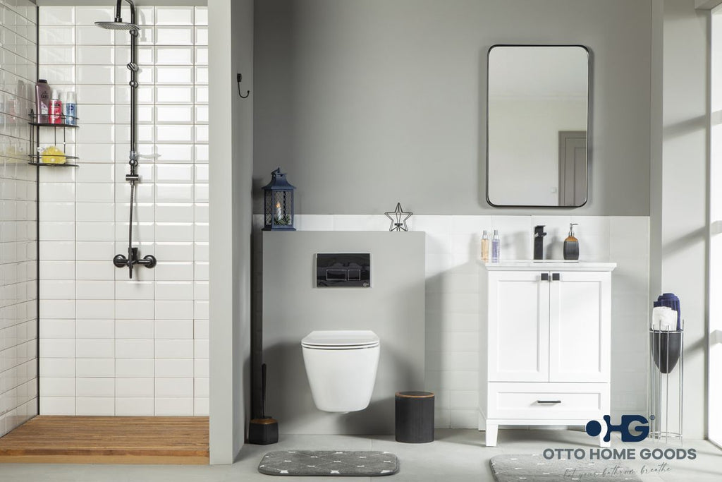 Paloma Bathroom Cabinet - White 24"