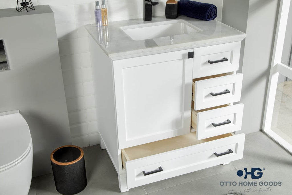 Paloma Bathroom Cabinet - White 30" - 2