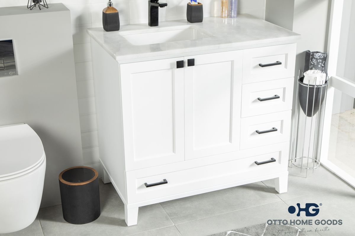 Paloma Bathroom Cabinet - White 36" - 2