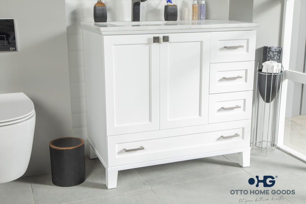Paloma Bathroom Cabinet - White 36" - 6