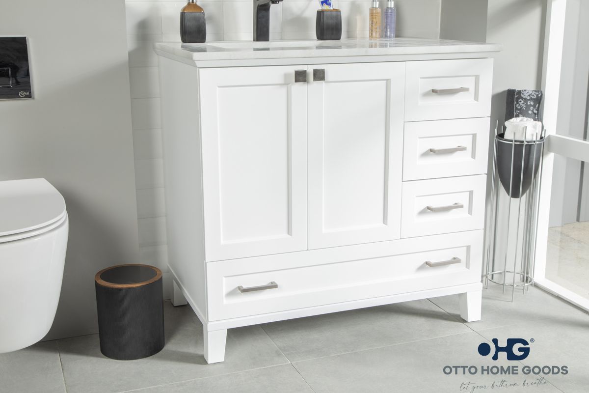Paloma Bathroom Cabinet - White 36" - 6