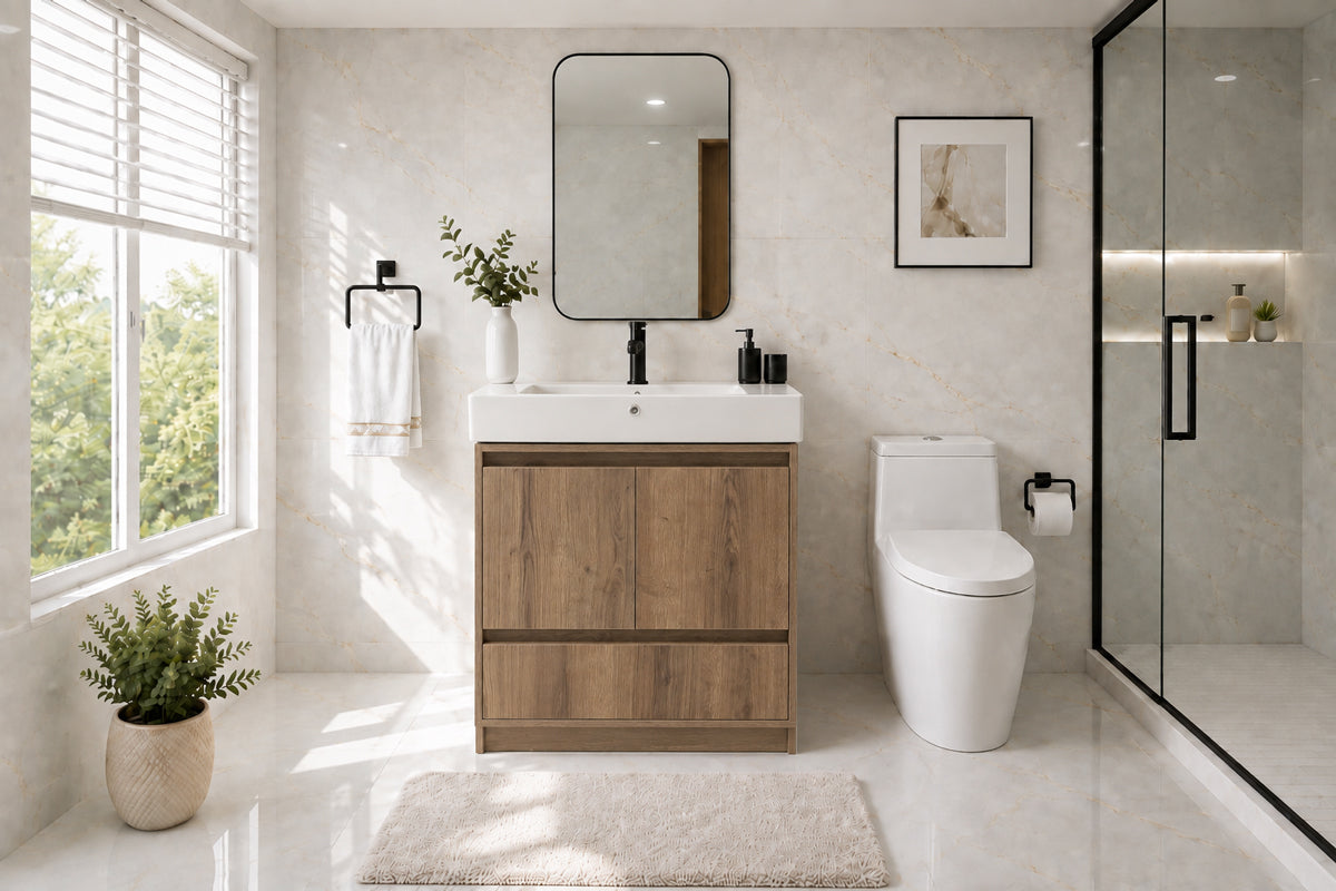 Romina Bathroom Cabinet - Messina 30"