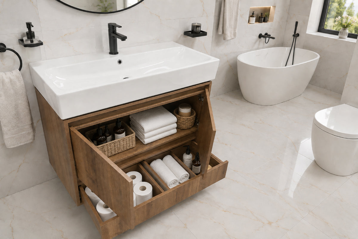 Romina Bathroom Cabinet - Messina 39" - 3