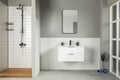 Sorrento Bathroom Cabinet - White 24"