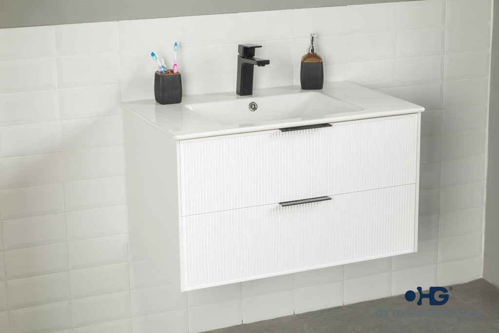 Sorrento Bathroom Cabinet - White 24" - 2