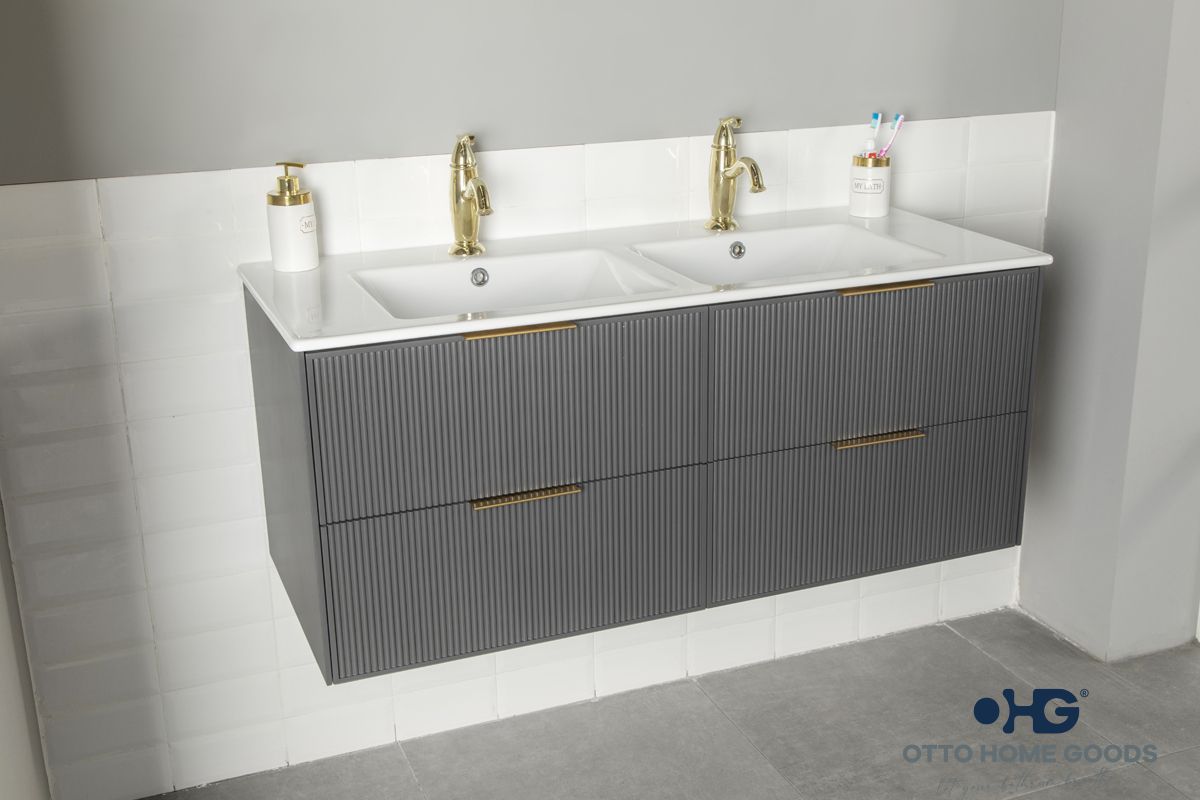 Sorrento Bathroom Cabinet - Pepper 48" - 2