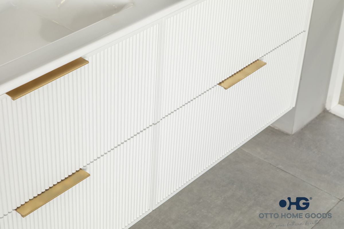 Sorrento Bathroom Cabinet - White 48" - 5