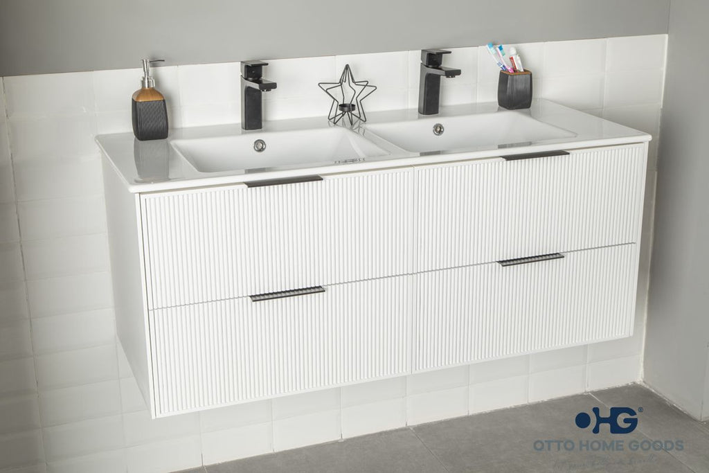 Sorrento Bathroom Cabinet - White 48" - 2