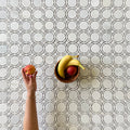 Water Jet Infinity Pure White Honed & White Carrara Polished & Pu...