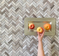 Elegant Herringbone - Chevron Marble Mosaic Tile | VanitySale
