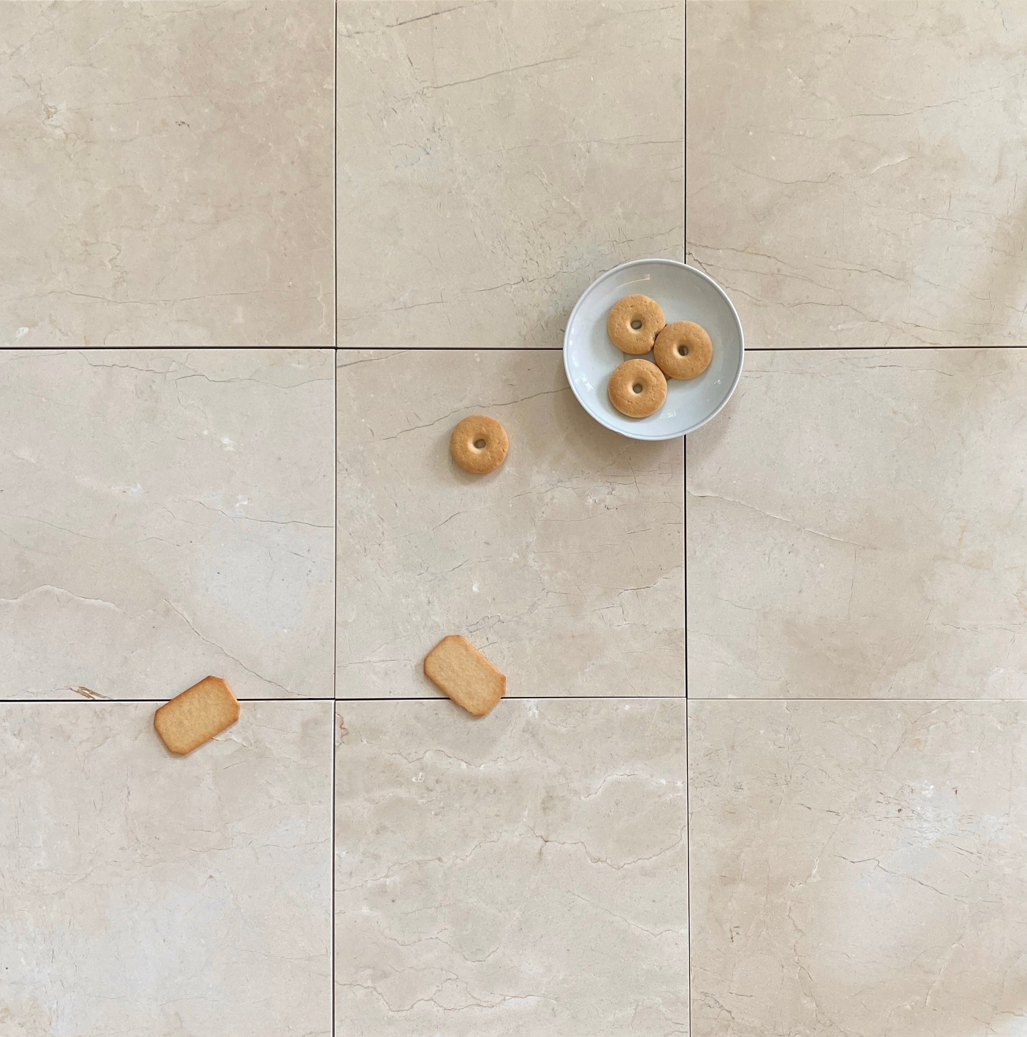 Crema Marfil Marble Tile Polished Beige 3 inch x 6 inch