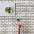 Sea Shell White Pearl Mosaic Waterjet 12 inch | VanitySale