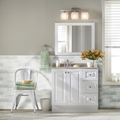 Carrara Arabescato Honed and Polished 3x6 Marble Subway Mosaic Tile in White & Gray