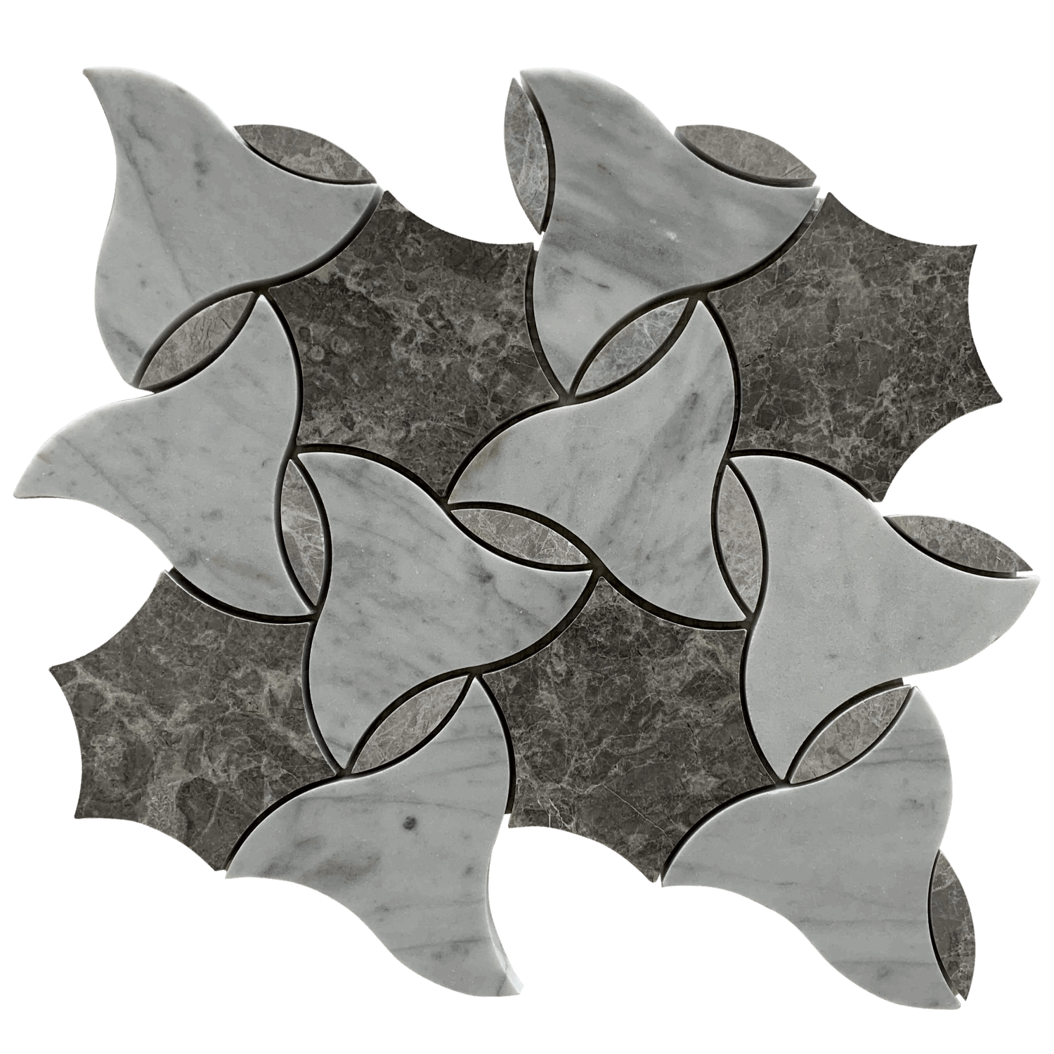 Silver Sky Marble Tile Polished Natural Stone 3 inch x 6 inch