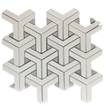 Lantana Bardiglio & Dolomite Waterjet Mosaic | VanitySale