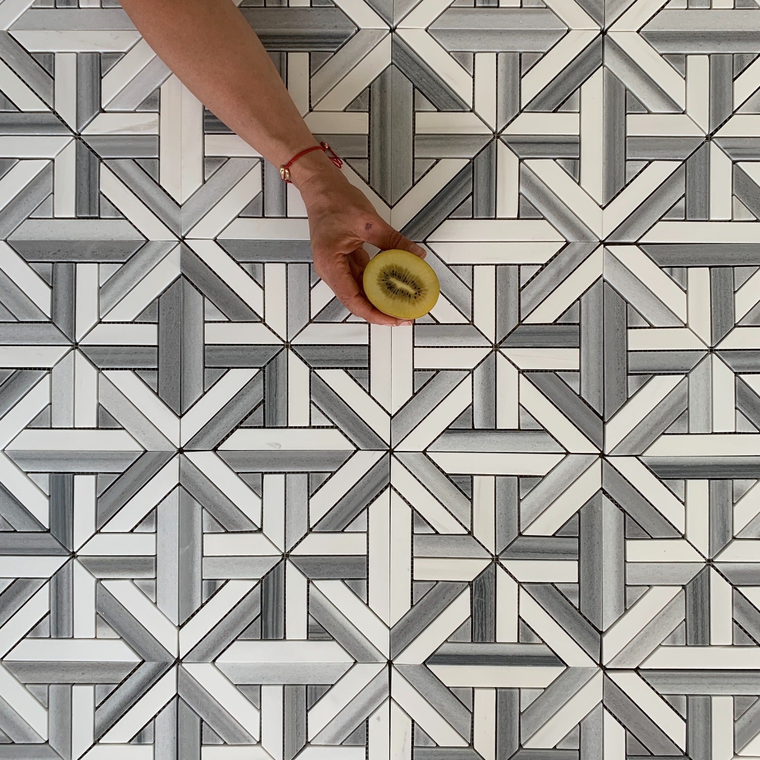 Lauri Dolomite & Equator Waterjet Mosaic Tile | VanitySale
