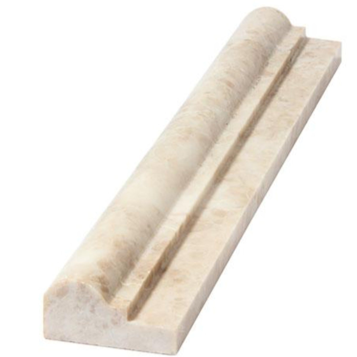 Cappuccino Crown Ogee Moulding Polished Marble 2 inch x 12 inch