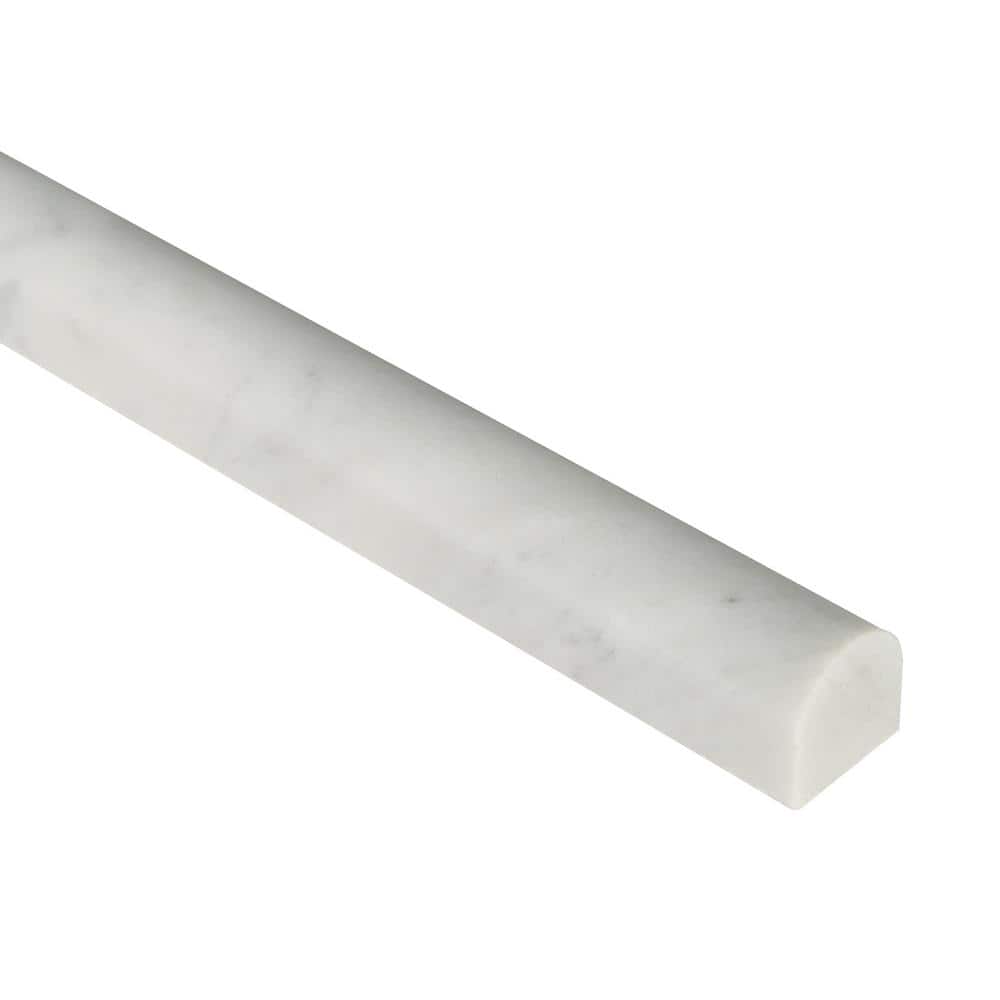 Vanilla Ice Pencil Moulding Polished Marble 3/4 inch x 12 inch