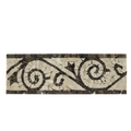 Dark Emperador & Crema Marfil Border Polished Marble