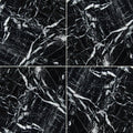 Nero Marquina Marble Tile Polished Natural Stone 12'' x 12''